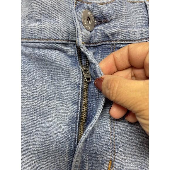 Hudson Blake Slim Straight Zip Fly Jeans Men's W36 L33 Stretch Light Blue Denim - Picture 9 of 10